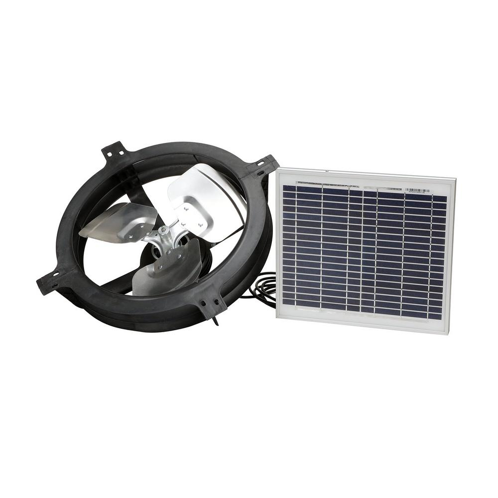 Air Vent 840 Cfm 10 Watt Solar Powered Gable Fan throughout measurements 1000 X 1000