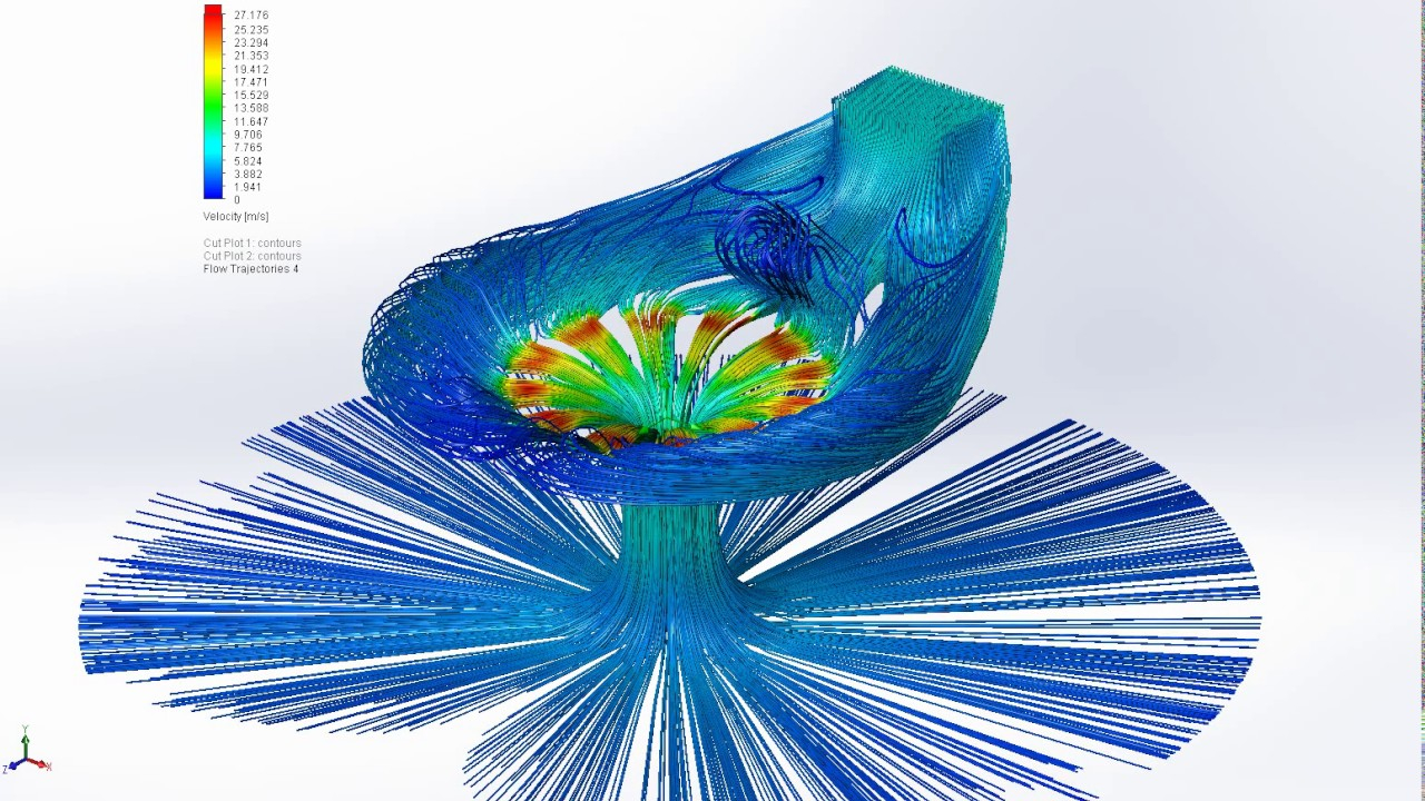 Airflow Simulation Of Circular Fan Duct For Fdm 3d Printer with sizing 1280 X 720