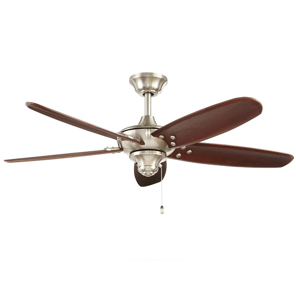 Altura 48 In Indooroutdoor Brushed Nickel Ceiling Fan regarding proportions 1000 X 1000