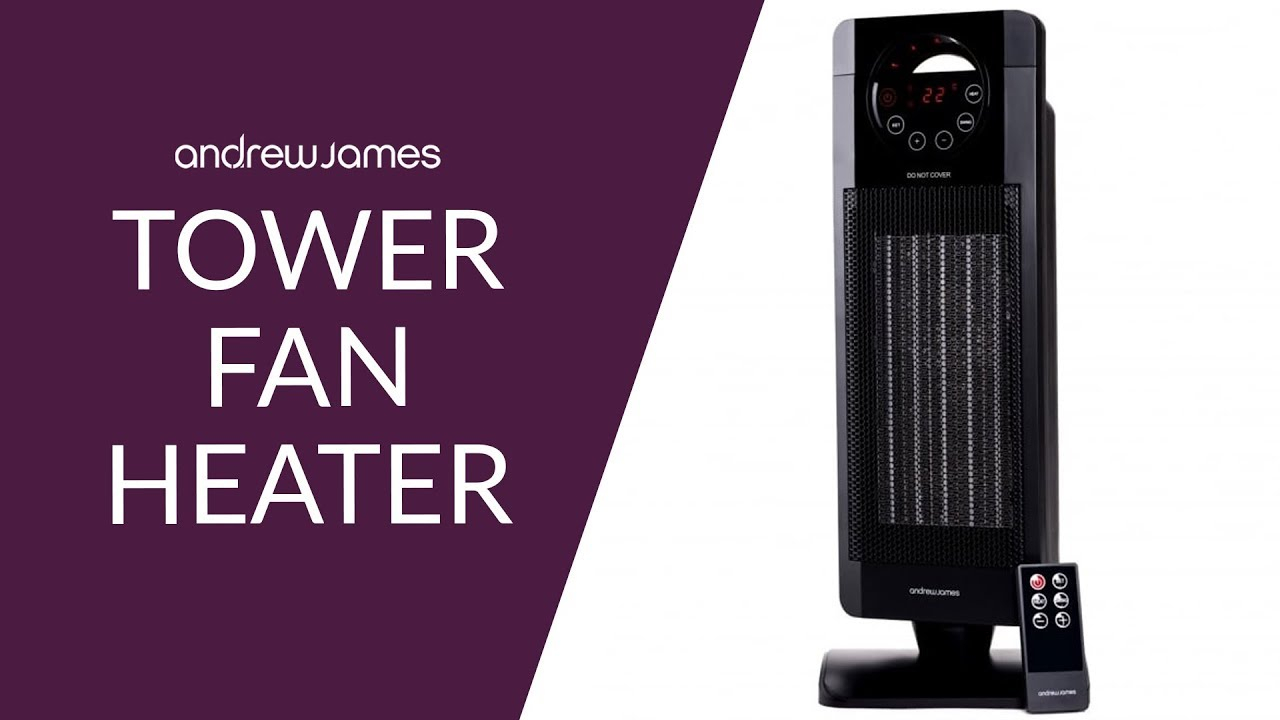 Andrew James Tower Fan Heater with sizing 1280 X 720