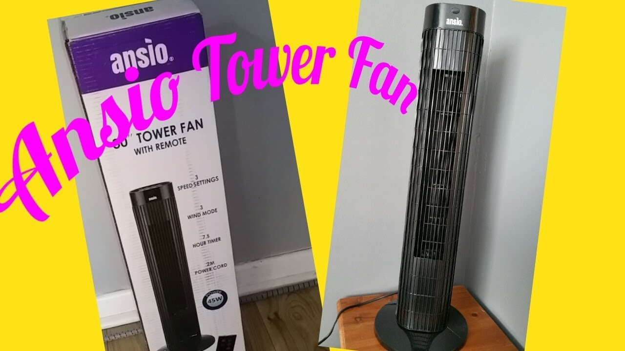 Ansio Tower Fan Unboxing for sizing 1280 X 720
