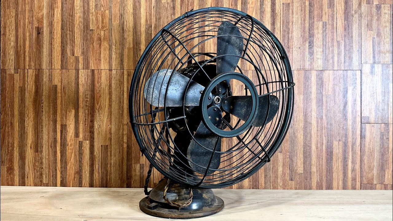 Antique Table Fan Restoration throughout sizing 1280 X 720
