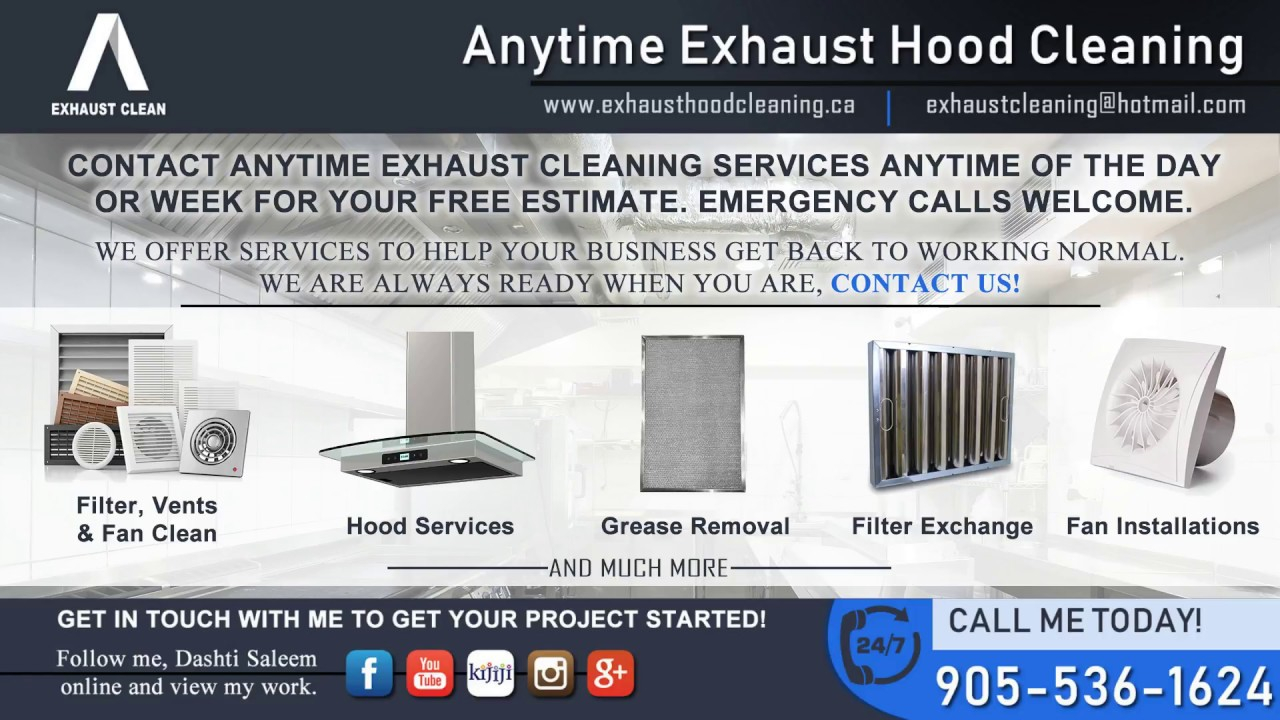 Anytime Exhaust Hood Cleaning for sizing 1280 X 720
