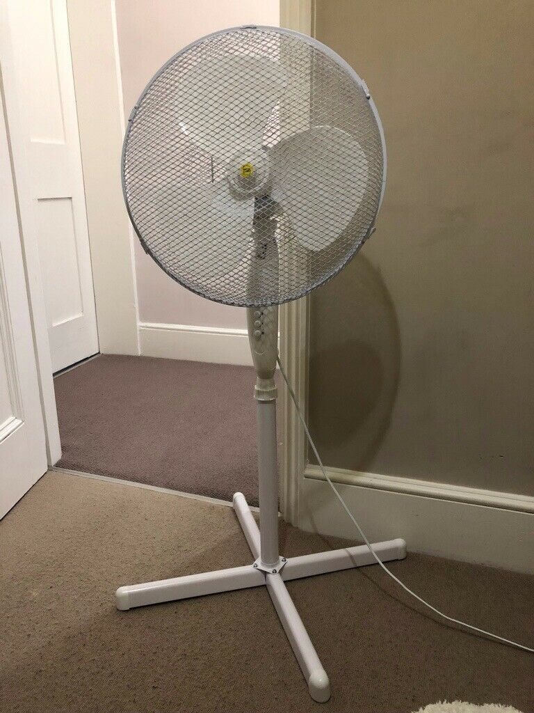 Argos 3 Speed Simple Value White Oscillating Pedestal Fan In Cambridge Cambridgeshire Gumtree with proportions 768 X 1024