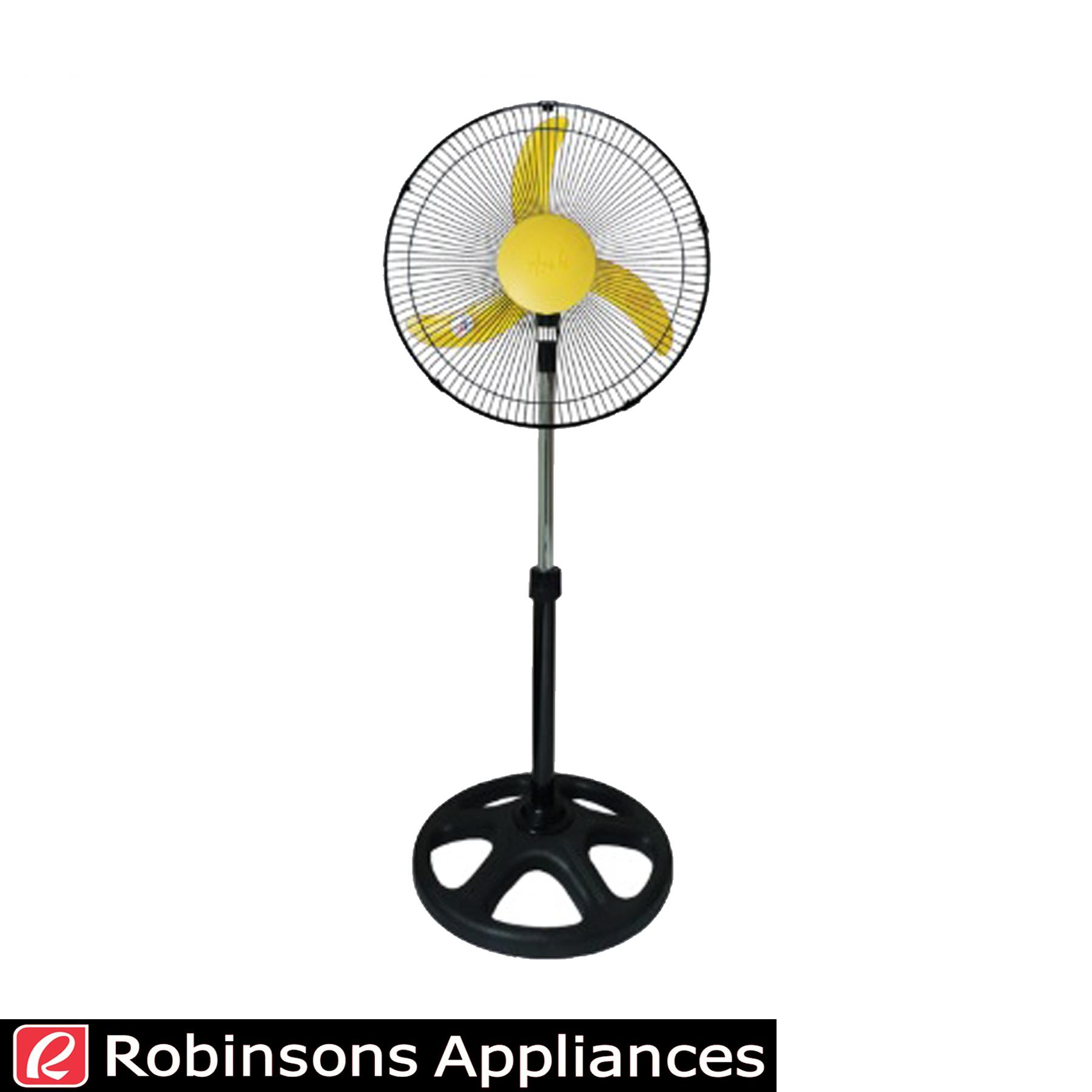 Asahi Pf 630 16 Industrial Stand Fan Yellow with measurements 1800 X 1800