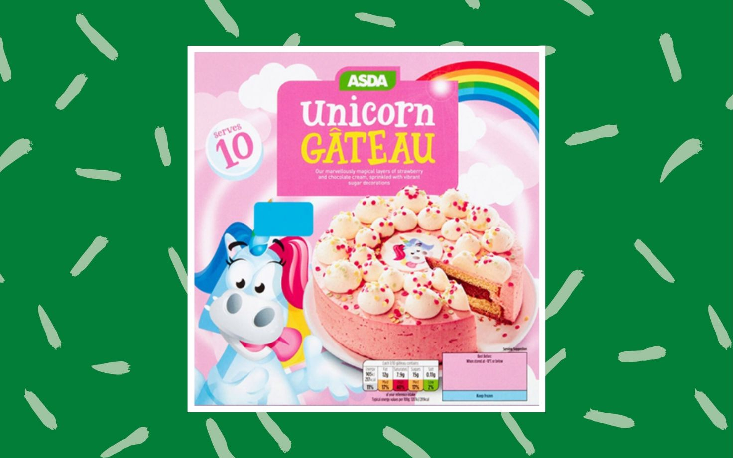 Asda Sells A Unicorn Gateau And Its Just 3 Inside Source with size 1472 X 920