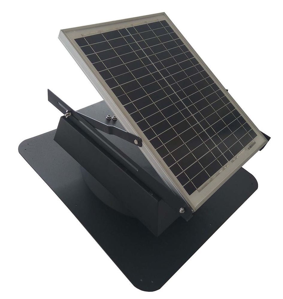 Attic Fan Solar Powered Exhaust Roof Mounted 1300 Cfm Vent for sizing 945 X 1000