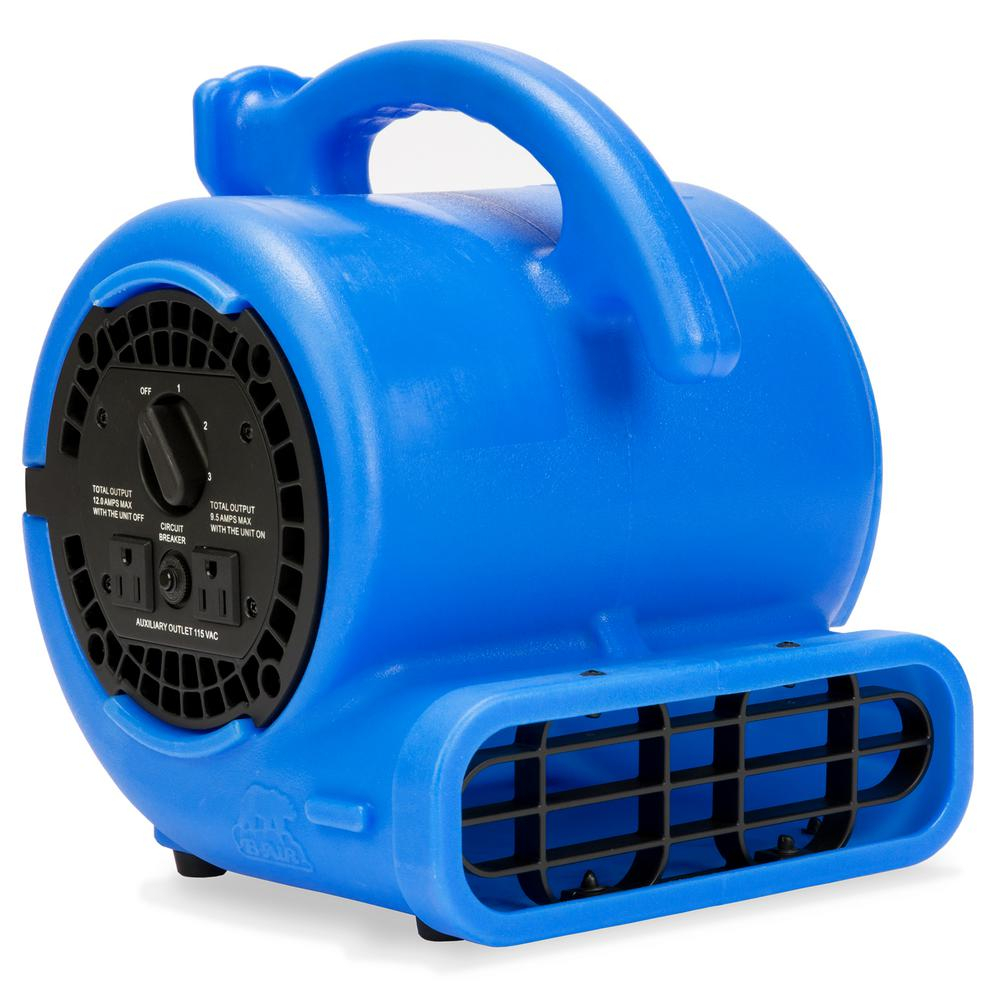 B Air Vp 20 15 Hp Air Mover For Water Damage Restoration Carpet Dryer Floor Blower Fan Home And Plumbing Use In Blue for measurements 1000 X 1000