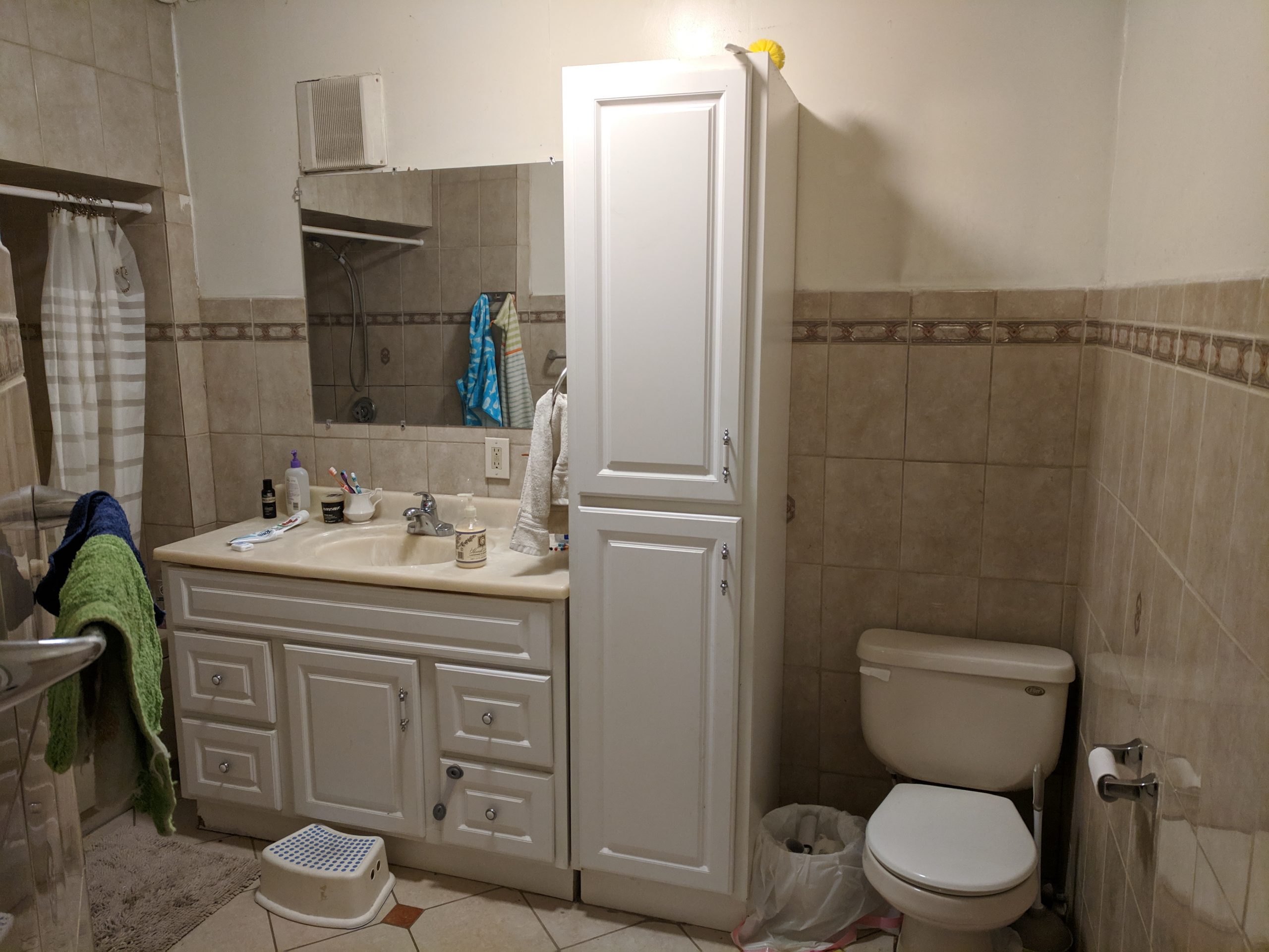 Bathroom Construction Update with measurements 4048 X 3036
