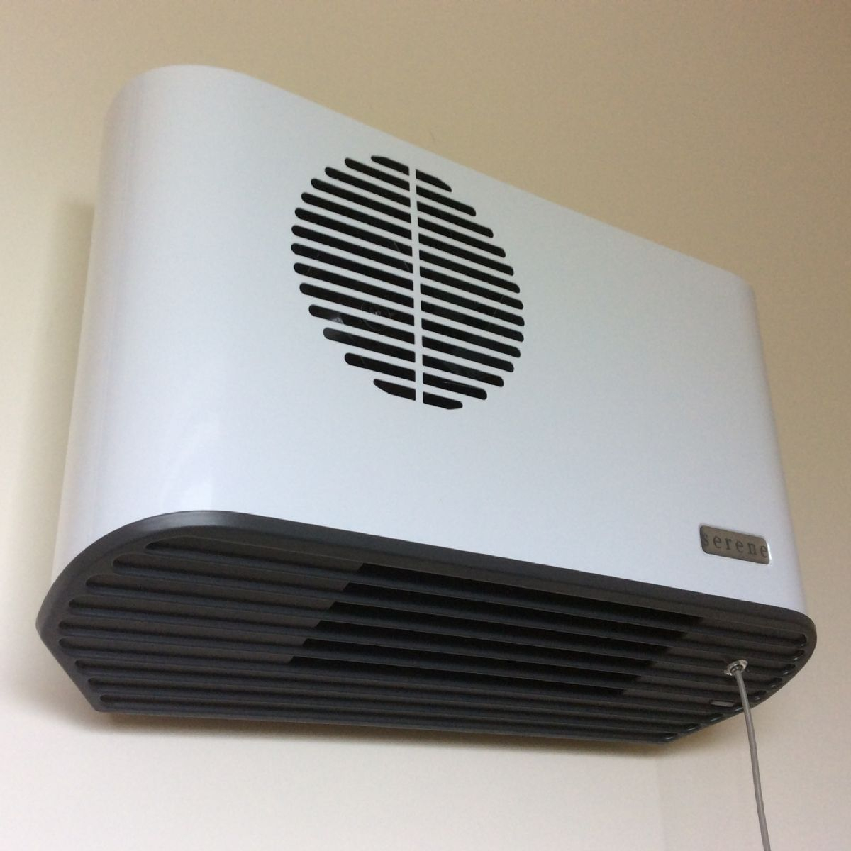 Bathroom Fan Heater Serene All Metal 24kw White inside sizing 1200 X 1200