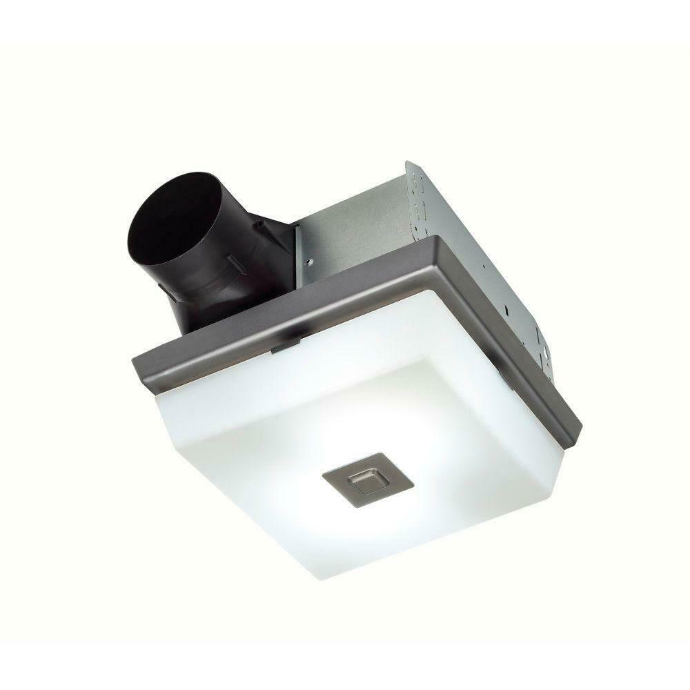 Bathroom Fan W Light 70 Cfm Ceiling Exhaust Modern Bath Ventilation Shower throughout measurements 1000 X 1000