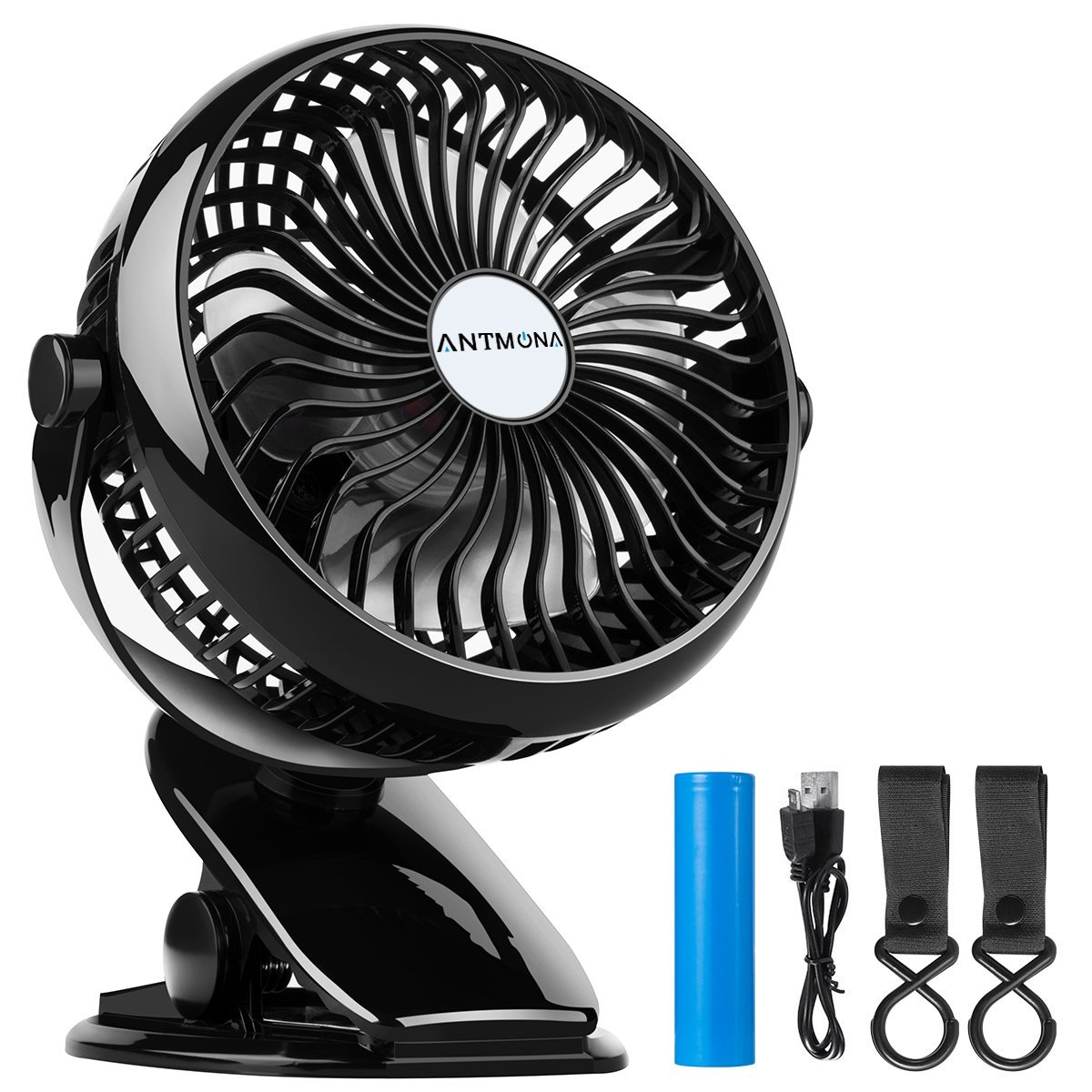 Battery Operated Fan Clip On Fan Portable Rechargeable with regard to proportions 1200 X 1200