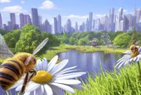 Bee Simulator Je Suis Une Abeille Geeks And Com inside sizing 2560 X 1440