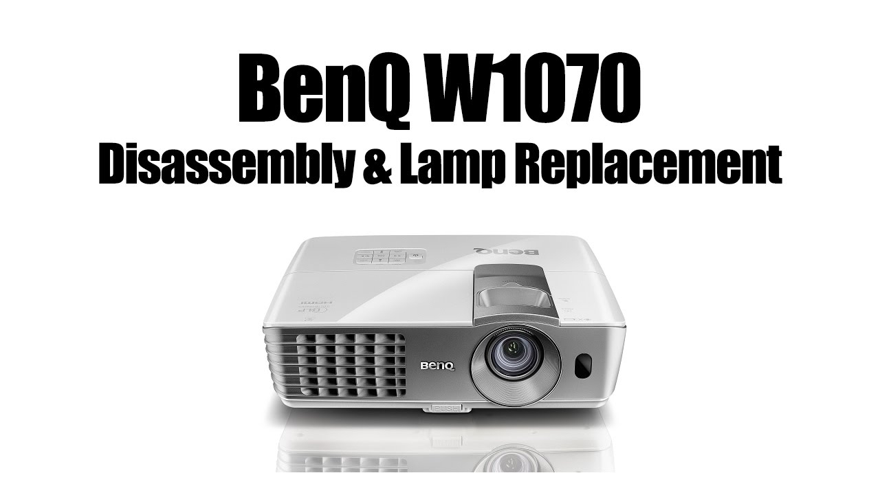 Benq W1070 Disassembly Changing Lamp And Cleaning Blower Fan After Light Exploded in dimensions 1280 X 720