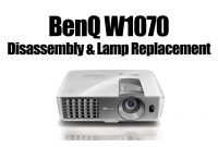 Benq W1070 Disassembly Changing Lamp And Cleaning Blower Fan After Light Exploded pertaining to measurements 1280 X 720