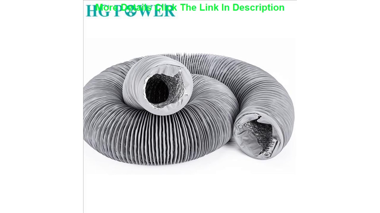 Best 5m 4inch Aluminium Inline Duct Fan Air Duct Hose Flexible Pvc Round Ducting For Extractor Fan regarding proportions 1280 X 720