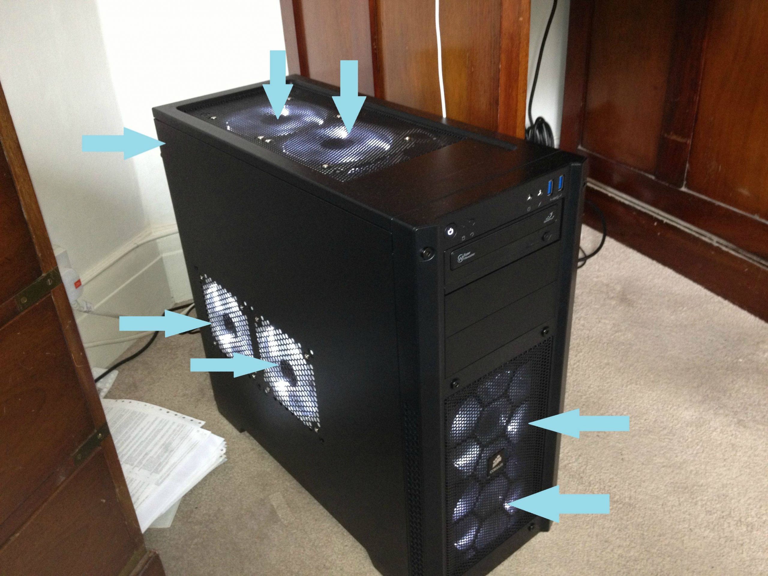 Best Position For Case Fans For Cpugeneral Cooling for measurements 2937 X 2203