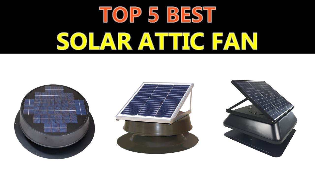 Best Solar Attic Fan 2019 with regard to measurements 1280 X 720