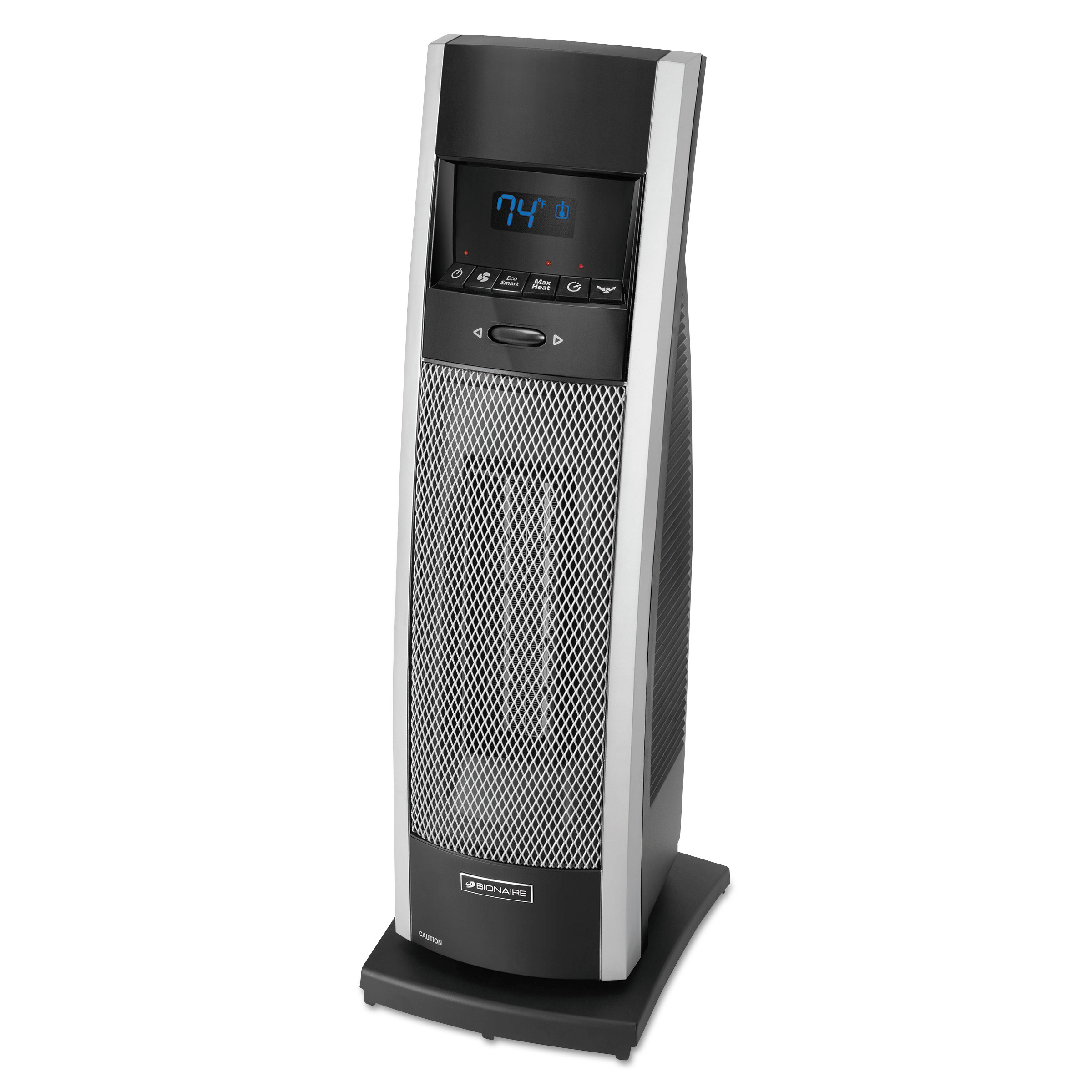 Bionaire Ceramic Mini Tower Heater With Lcd Control 1000 1500w Black Walmart with size 2400 X 2400