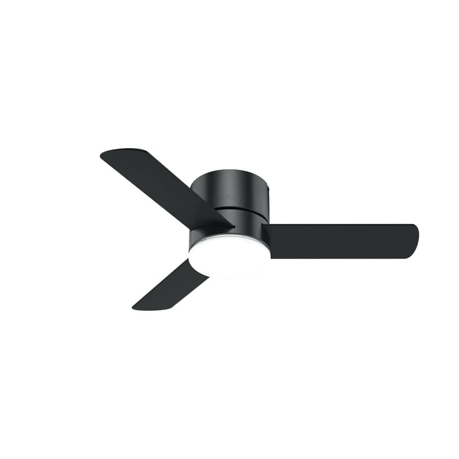 Black Fan With Light Ceiling Switch 2 Wires Pd Hunter Led intended for measurements 900 X 900