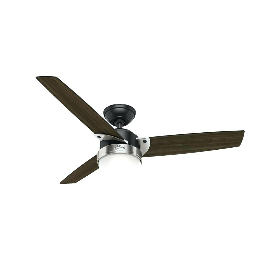 Black Fan With Light Switch Pd Hunter Flare In Brushed Led intended for size 900 X 900