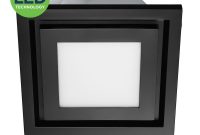 Black Square Ventair Airbus 250 Pro V Bathroom Exhaust Fan With 14w Led Light throughout dimensions 1000 X 1000