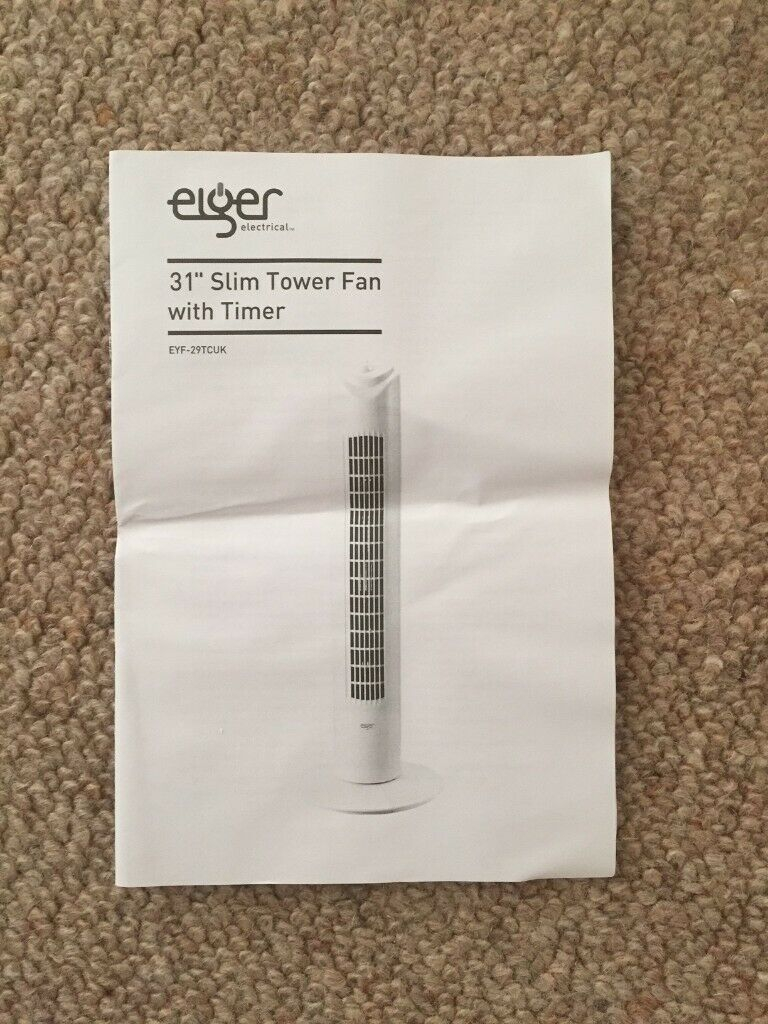 Boxed Slim Tower Fan With Timer Almost New In Coventry West Midlands Gumtree with regard to proportions 768 X 1024