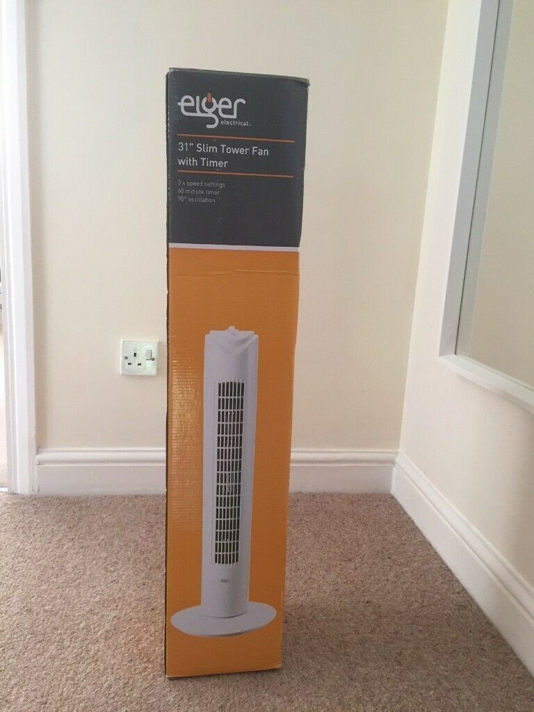 Boxed Slim Tower Fan With Timer Almost New In Coventry West Midlands Gumtree with regard to sizing 768 X 1024