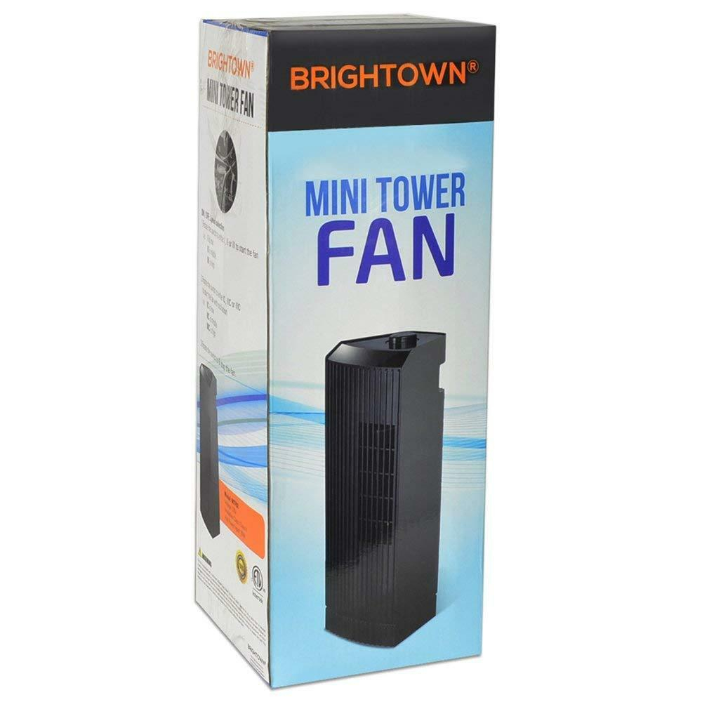 Brightown Oscillating Personal Table Fan 14 Tower Black Ebk8 Bpf4 in sizing 1000 X 1000