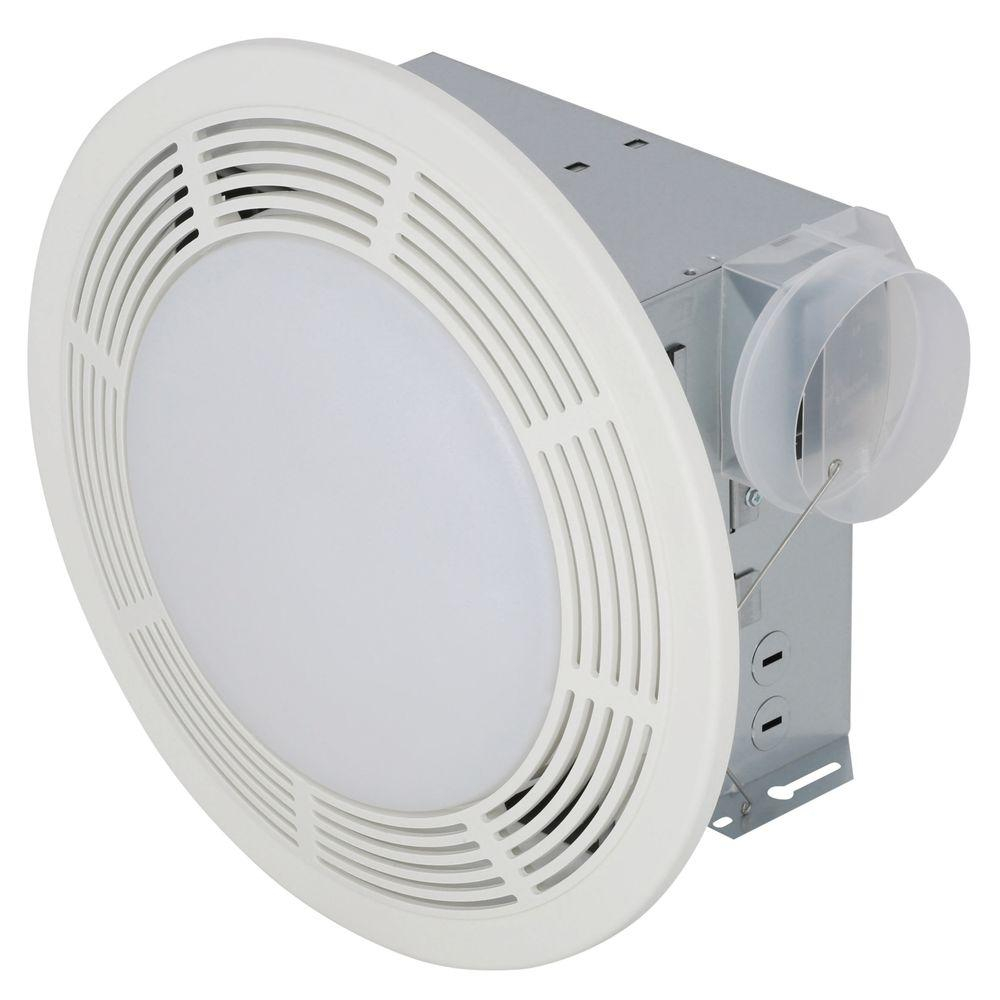 Broan 100 Cfm Ceiling Bathroom Exhaust Fan With Light with sizing 1000 X 1000