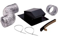 Broan 3 In To 4 In Roof Vent Kit For Round Duct Steel In Black pertaining to size 1000 X 1000