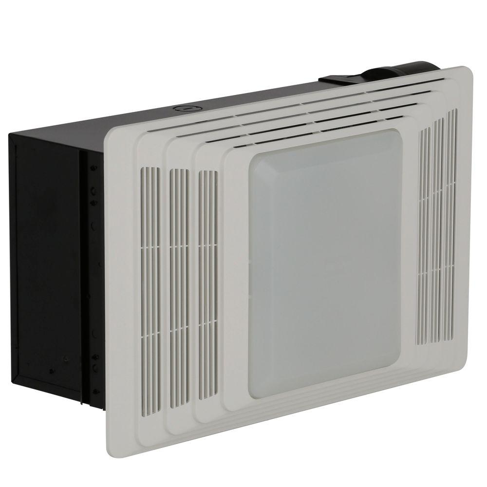 Broan 50 Cfm Ceiling Bathroom Exhaust Fan With Light And Heater for size 1000 X 1000