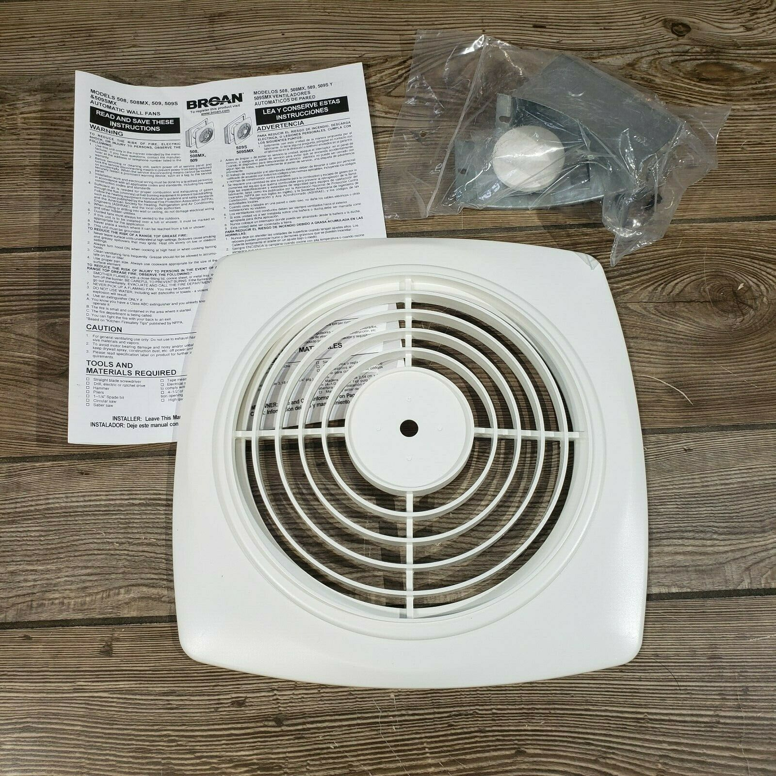 Broan 509 508 508mx Replacement In Wall Bathroom Exhaust Fan throughout size 1600 X 1600