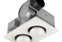 Broan 70 Cfm Ceiling Bathroom Exhaust Fan 2 250 Watt Br40 Infrared Bulbs regarding size 1000 X 1000