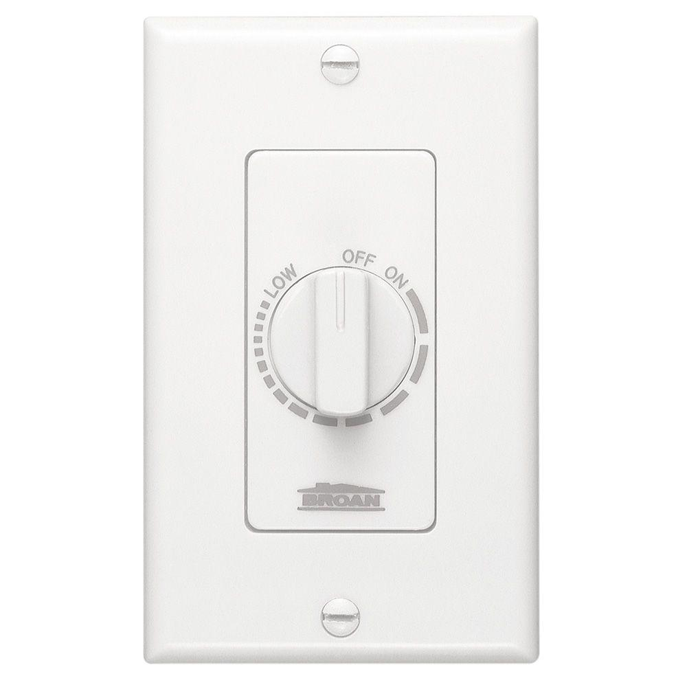 Broan Electronic Variable Speed Fan Control In White intended for measurements 1000 X 1000