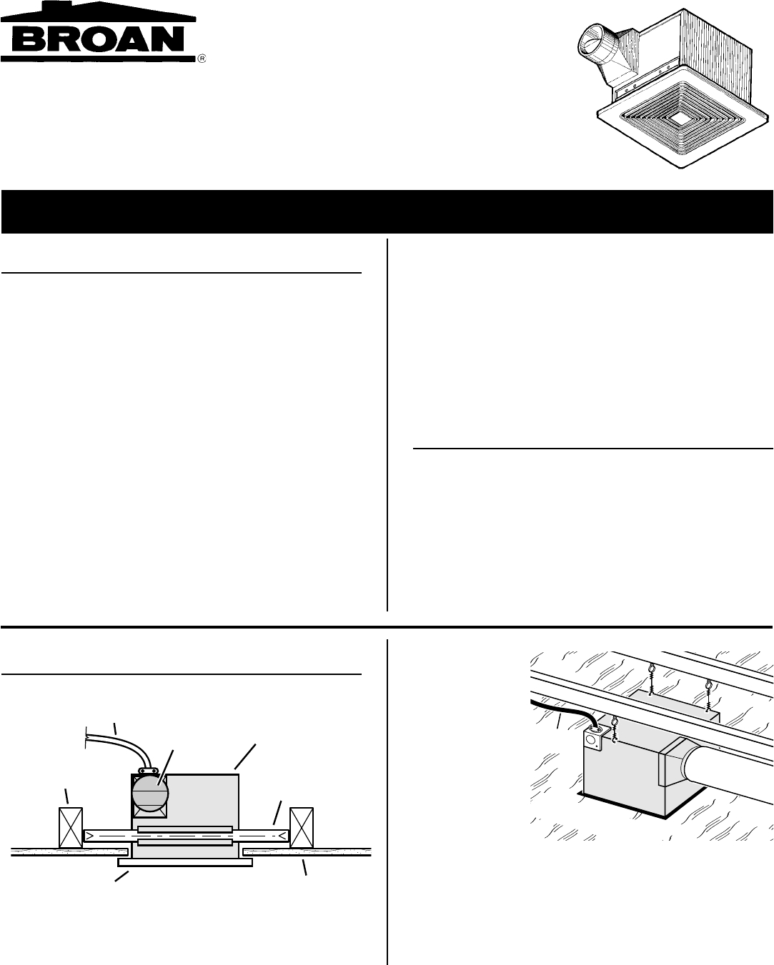 Broan Fan S80u User Guide Manualsonline throughout sizing 1083 X 1351