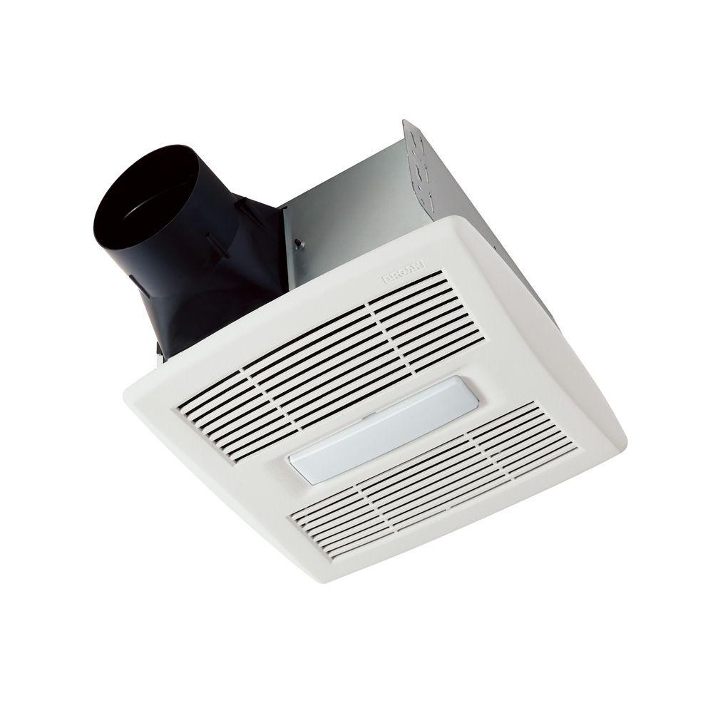 Broan Invent Series 110 Cfm Ceiling Installation Bathroom Exhaust Fan With Light Energy Star with regard to size 1000 X 1000