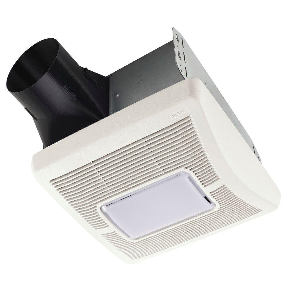 Broan Invent Series 110 Cfm Ceiling Installation Bathroom Exhaust Fan With Light with regard to proportions 1000 X 1000