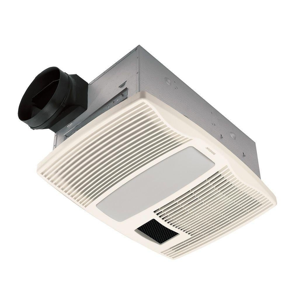 Broan Nutone Ultra Silent 110 Cfm Ceiling Bath Fan With Light And Heater Qtx110hl inside measurements 1000 X 1000
