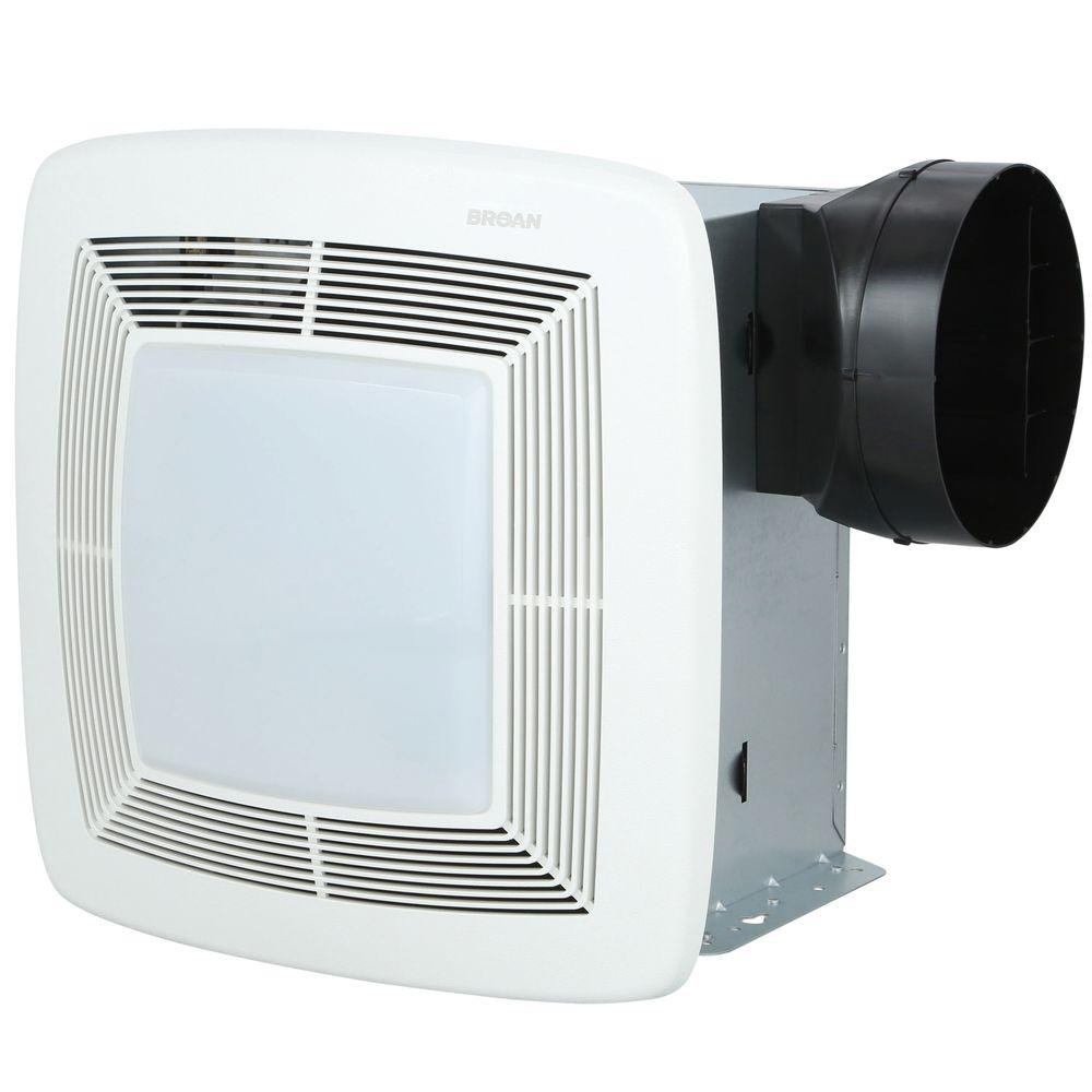Broan Qt Series Quiet 150 Cfm Ceiling Bathroom Exhaust Fan With Light And Night Light Energy Star in size 1000 X 1000