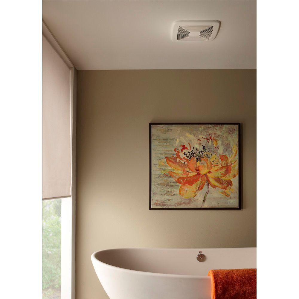 Broan Qt Series Very Quiet 80 Cfm Ceiling Bathroom Exhaust Fan Energy Star regarding measurements 1000 X 1000