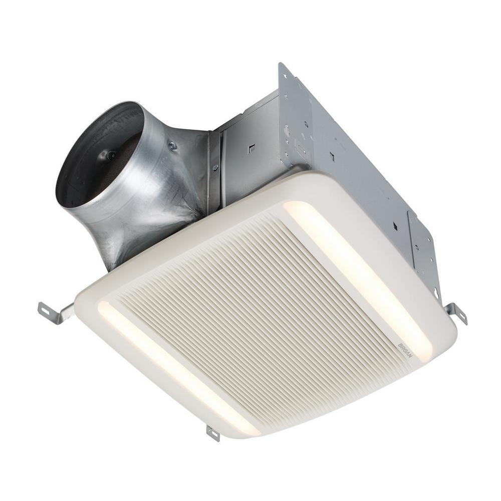 Broan Qtdc Series 110 Cfm 150 Cfm Bathroom Exhaust Fan With Led Energy Star pertaining to sizing 1000 X 1000