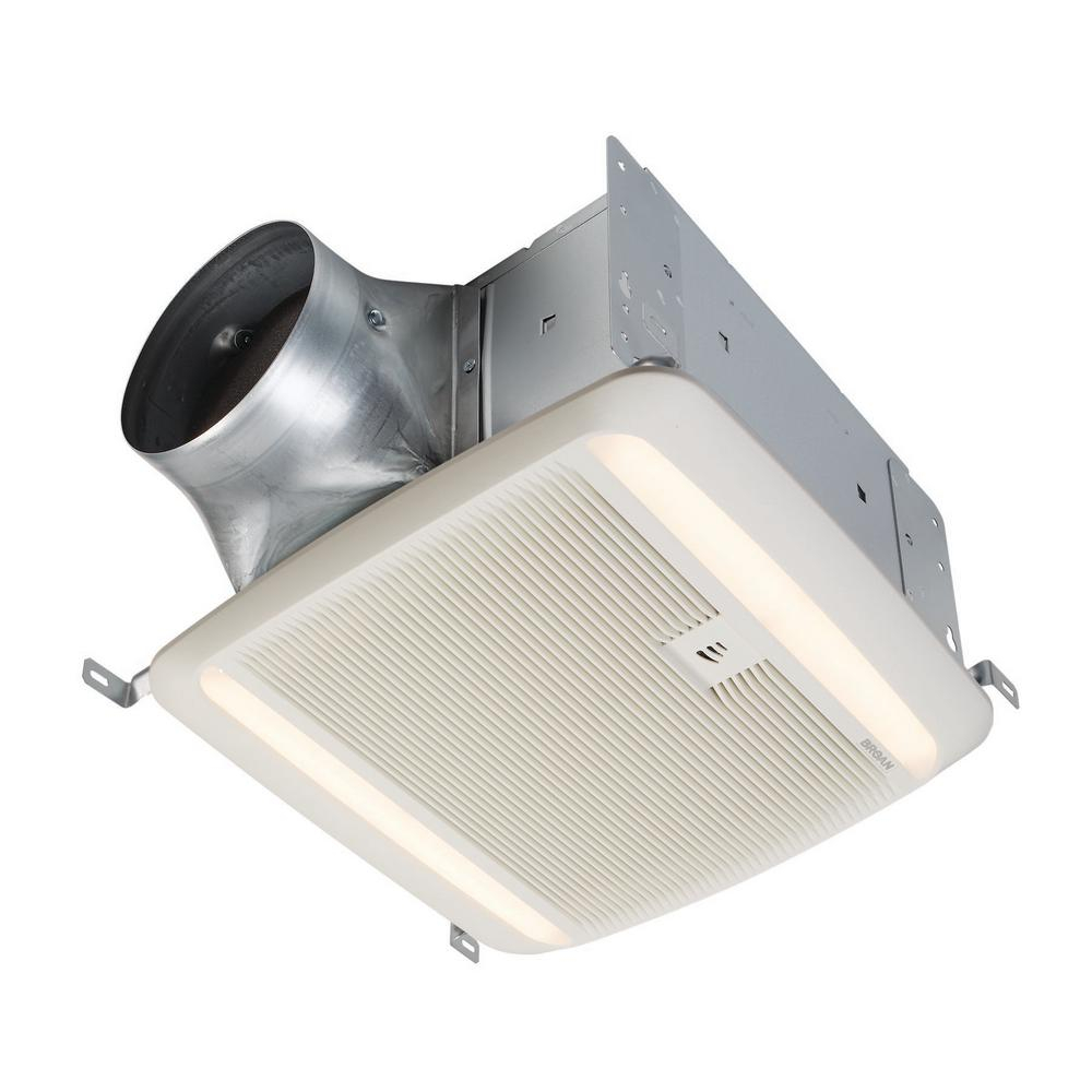 Broan Qtdc Series 110 Cfm 150 Cfm Humidity Sensing Bathroom Exhaust Fan With Led Energy Star with regard to measurements 1000 X 1000