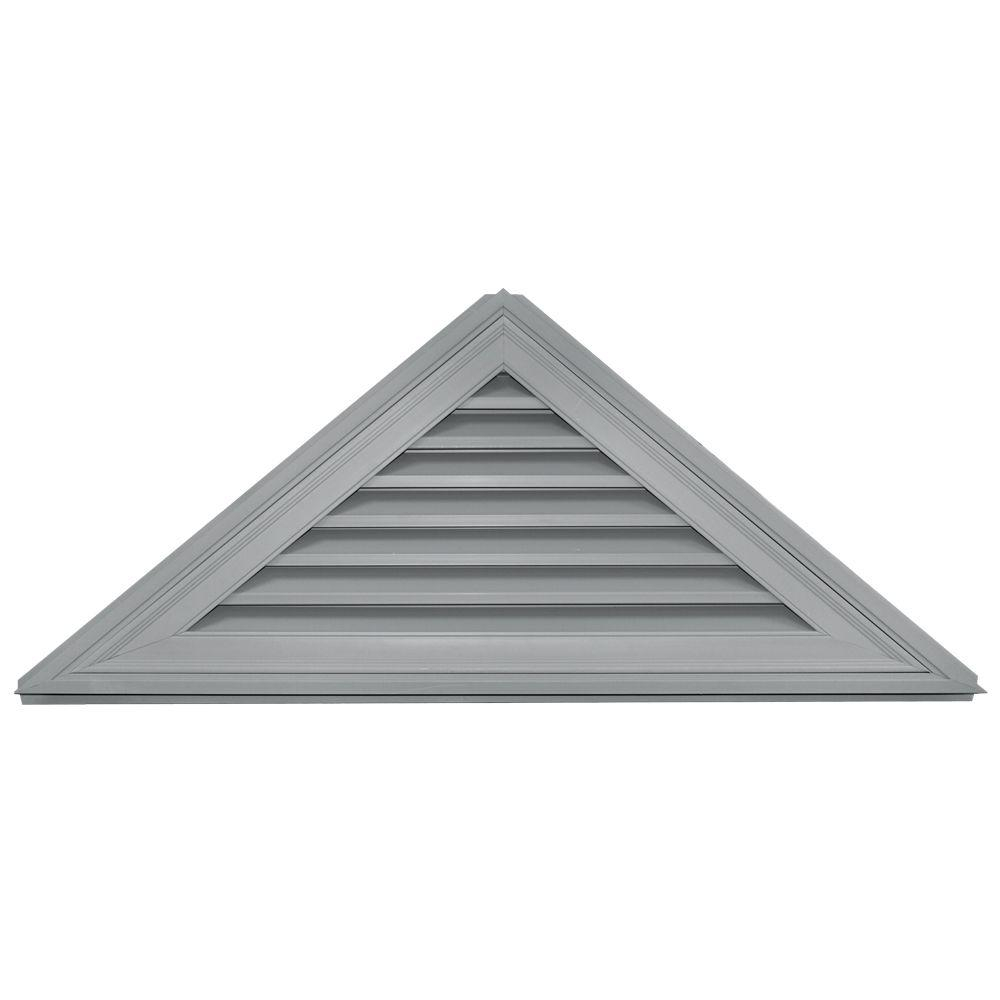 Builders Edge 1012 Triangle Gable Vent 030 Paintable within dimensions 1000 X 1000