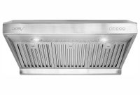 Bv 30 In 800 Cfm Under Cabinet Range Hood With Baffle Filters Led Lights And Push Buttons In Stainless Steel throughout measurements 1000 X 1000