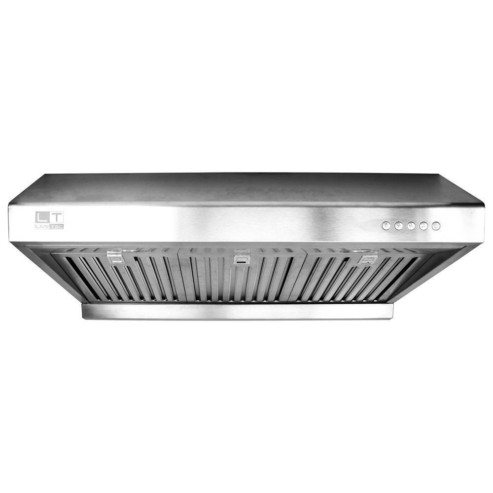 Bv Stainless Steel 30 Inch Under Cabinet High Airflow 800 Cfm Ducted Range Hood With Led Lights throughout sizing 1000 X 1000