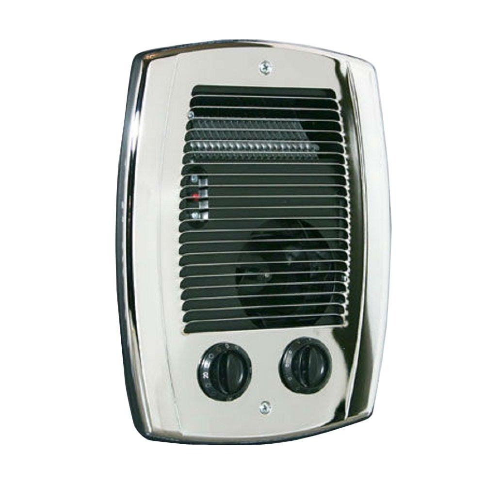 Cadet Com Pak 1000 Watt In Wall Fan Forced Bathroom Heater In Chrome with regard to dimensions 1000 X 1000