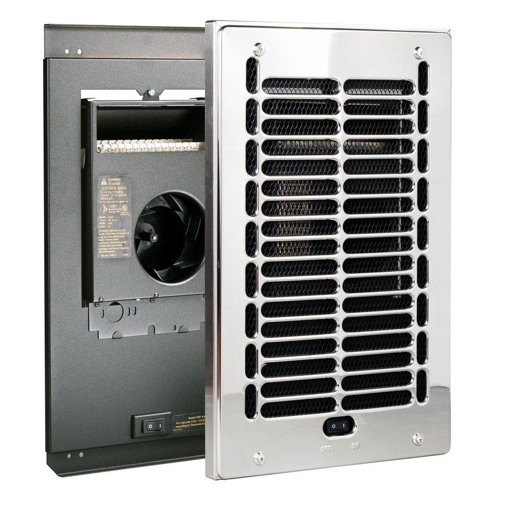 Cadet Rbf Series 1000 Watt 120 Volt Electric Fan Forced In Wall Bath Heater Chrome within proportions 1000 X 1000