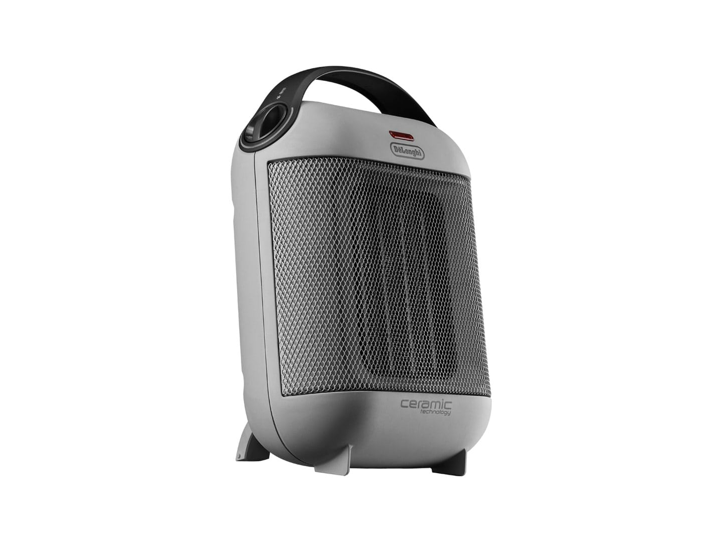 Capsule Fan Heater Grey Portable Heating Delonghi throughout dimensions 1440 X 1080