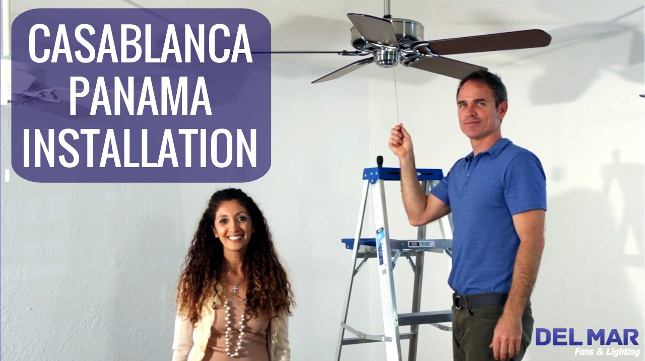 Casablanca Panama Ceiling Fan Installation inside dimensions 1280 X 717